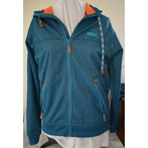 Wed'ze Fleece lined zip up hoodie Size 2sx Zip up bright blue zip pockets